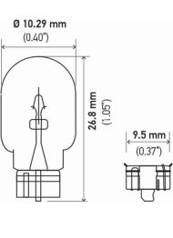 Žárovka Hella 2825 12V 25W