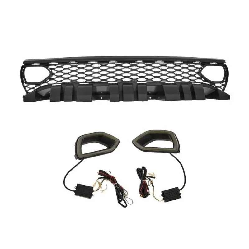 Horní mřížka chladiče s LED pro Dodge Charger SRT Scat Pack 2019-