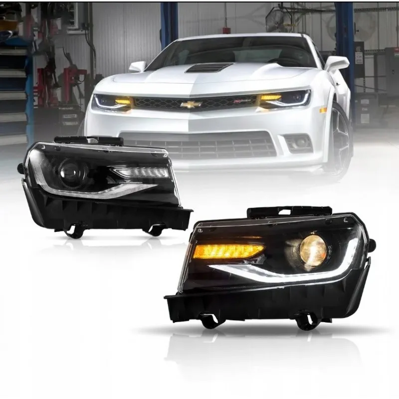 Chevrolet Camaro po faceliftu 2014-15: přední LED světlomety VLAND, kompletní sada pro Evropu