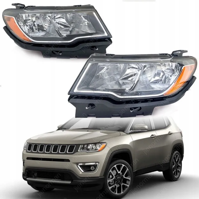 Přední světlomety, levý + pravý pár, sada, verze USA, H11 HB3, Jeep Compass 2017-2021