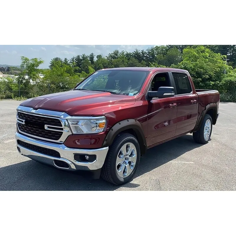 Dodge Ram V 2019-2024, sada rozšiřovacích lemů blatníků s nýty, strukturovaný povrch
