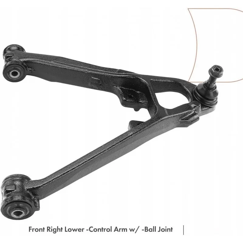 Chevrolet Silverado, Tahoe, GMC, Cadillac Escalade 2007-14 – pravé spodní rameno
