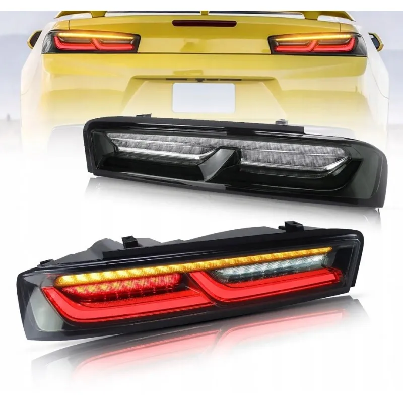 Chevrolet Camaro 2016-: kompletní sada kouřových zadních LED světel VLAND s couvacím světlem pro EU