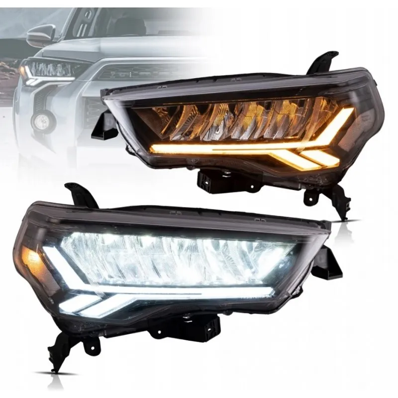 Kompletní sada předních plně LED světlometů VLAND pro Toyotu 4RUNNER 2014-2020