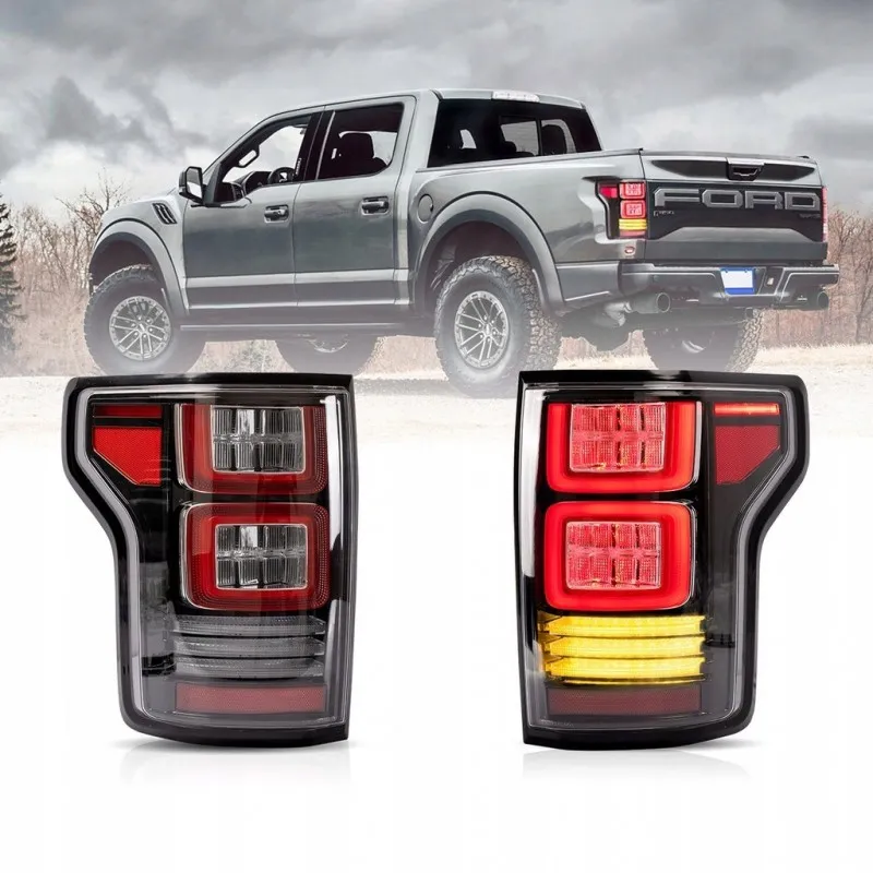 Sada čirých zadních LED světel VLAND pro Ford F150 F-150 2015-2020