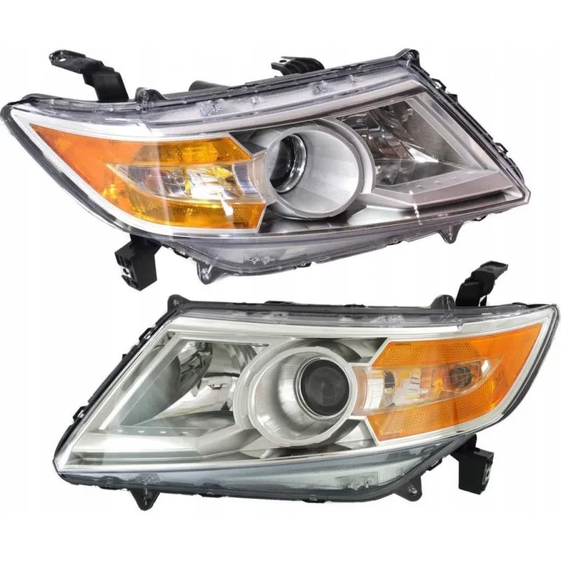 HONDA ODYSSEY 2011-2013, přední světlomety pravý a levý, provedení USA, stříbrná sada