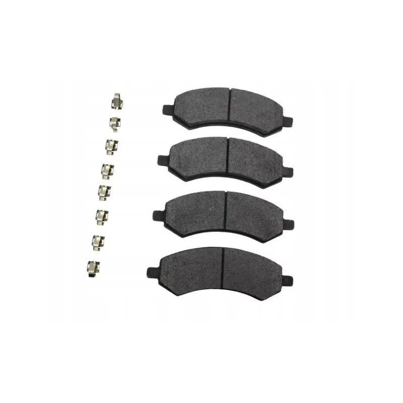Přední brzdové destičky s plechy BBTECH pro Dodge Durango a Chrysler Aspen 2007-2009