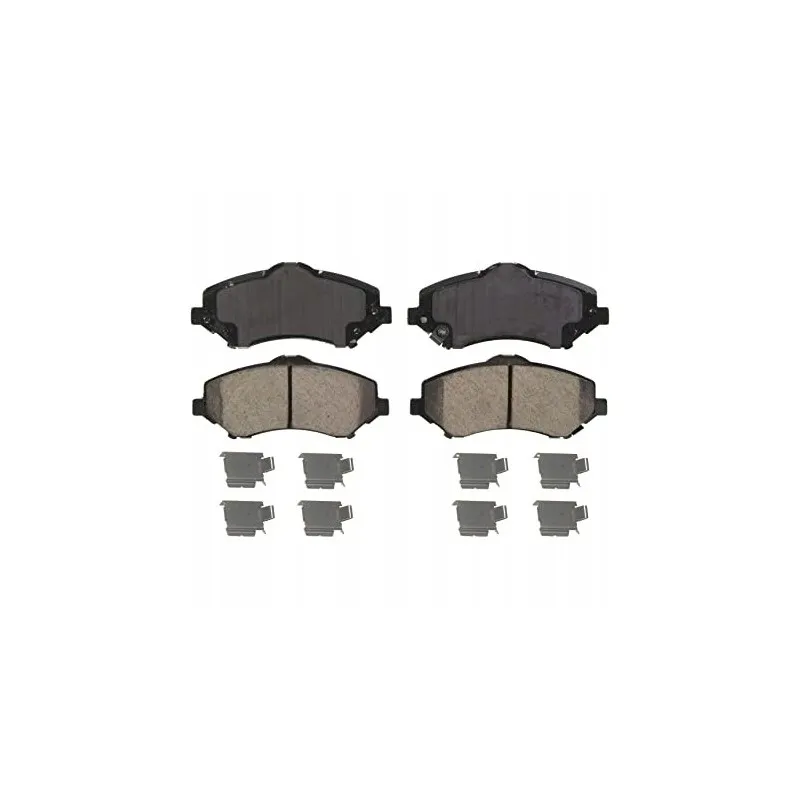 Zadní brzdové destičky a montážní plechy pro Dodge Caravan, Grand Caravan, Journey a Fiat Freemont 2008-2012