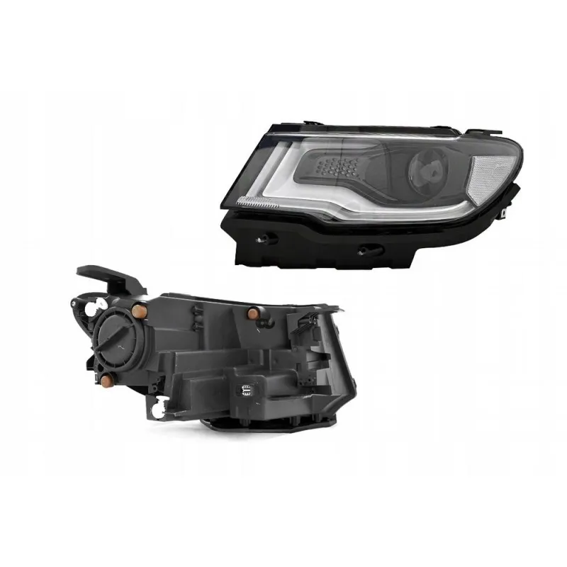 Levý přední LED světlomet pro Jeep Compass Compas, evropská verze, 2017-