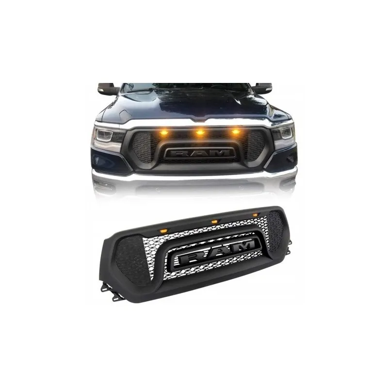 Mřížka chladiče s LED světly pro Dodge RAM 1500 2019-2024