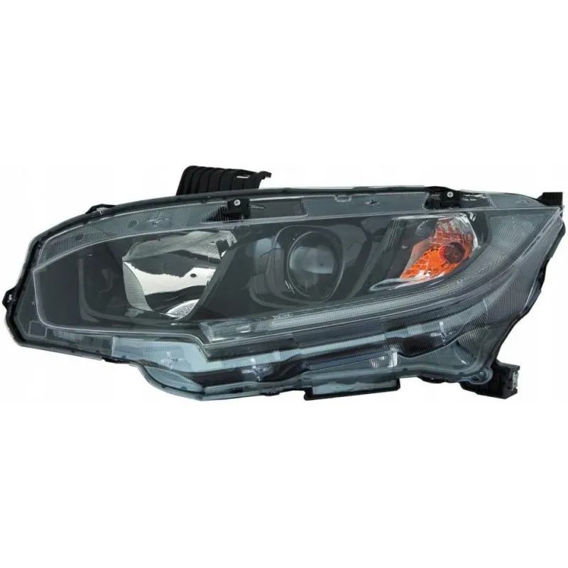Levé černé LED světlo Honda Civic X USA po faceliftu 2016-2020