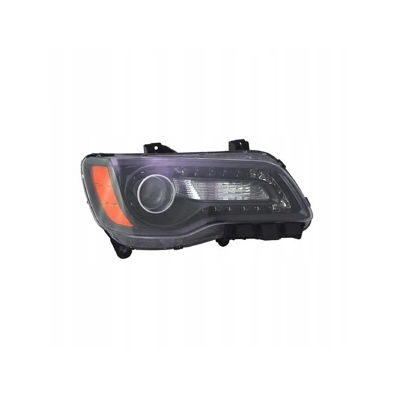 Pravý černý LED světlomet Eagle Chrysler 300C 300S 2011-