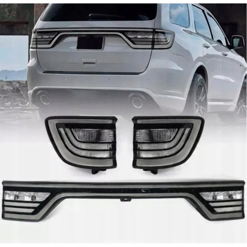 Dodge Durango 2014-2025 – zadní světla a lišta zadního víka, kompletní bílá tuningová sada