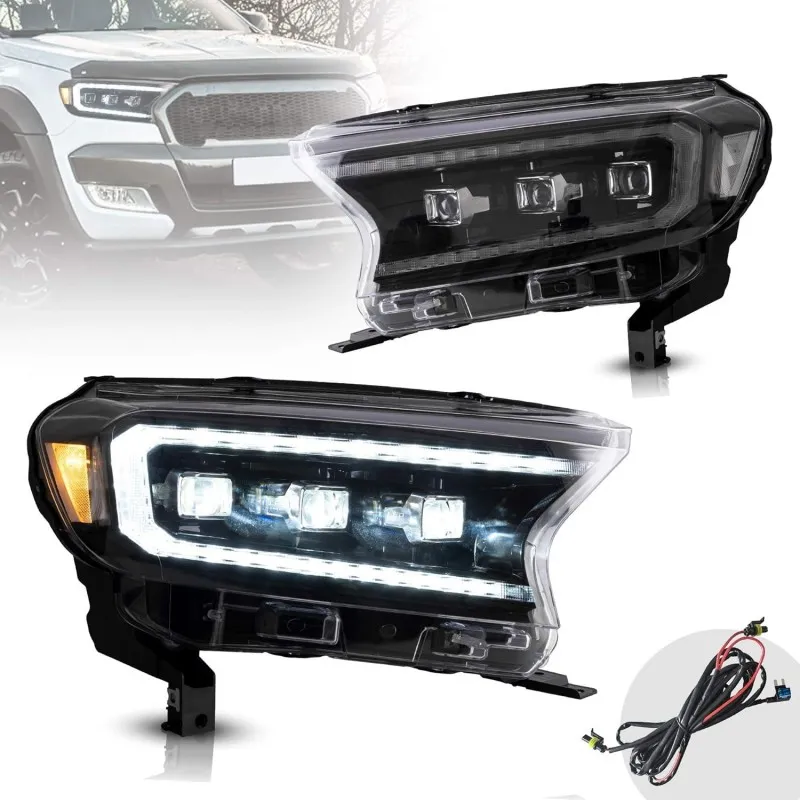 Ford Ranger T6 T7 T8 2016-2021 – přední světlomety VLAND Full LED, levý a pravý
