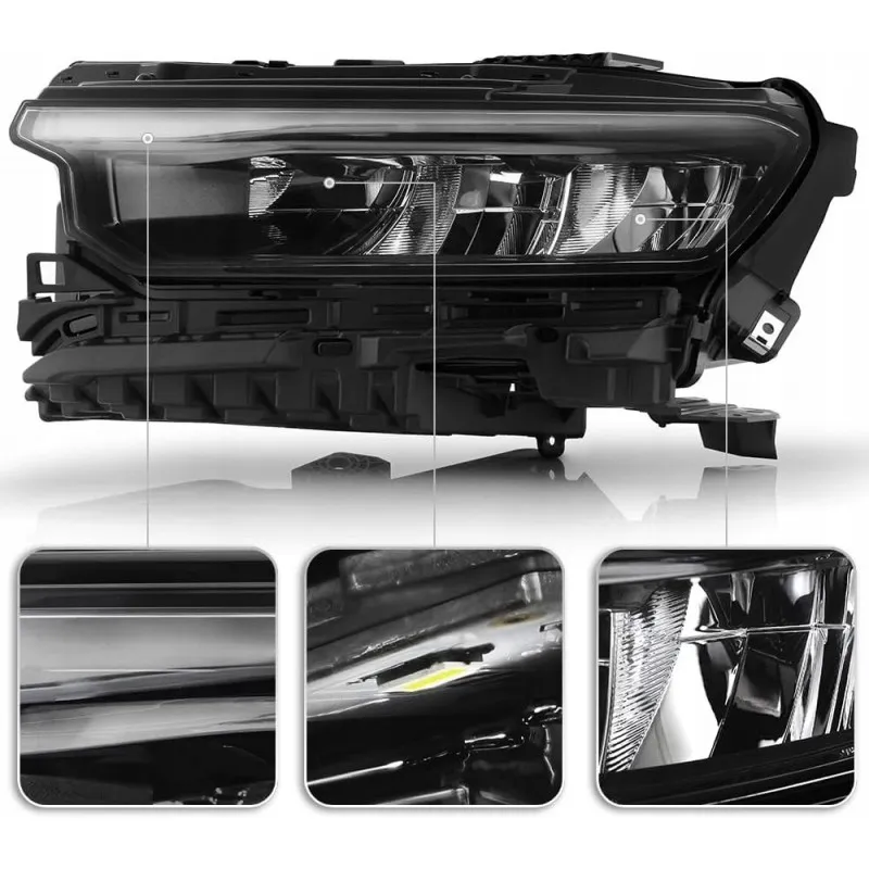 Jeep Grand Cherokee WL L od roku 2021 – levý světlomet Full LED s bílými LED diodami a konektorem s 8 piny