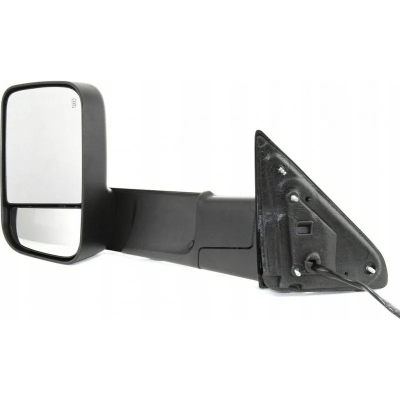 Dodge Ram 1500 2500 2009-2018, levé černé velké zrcátko 9PIN, svisle sklopné