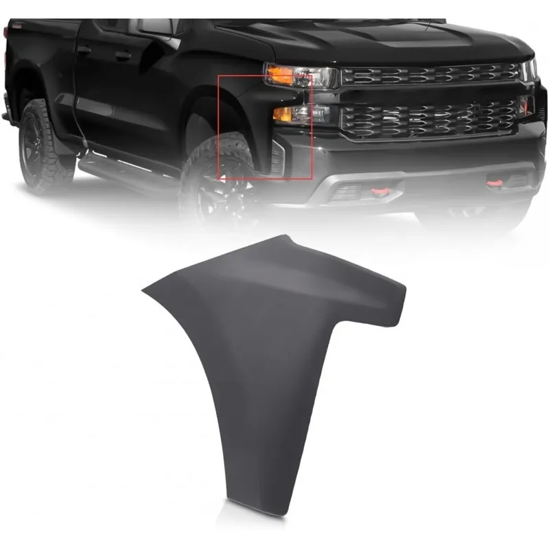 Chevrolet Silverado 1500 2019-2021, pravý rohový kryt nárazníku u blatníku