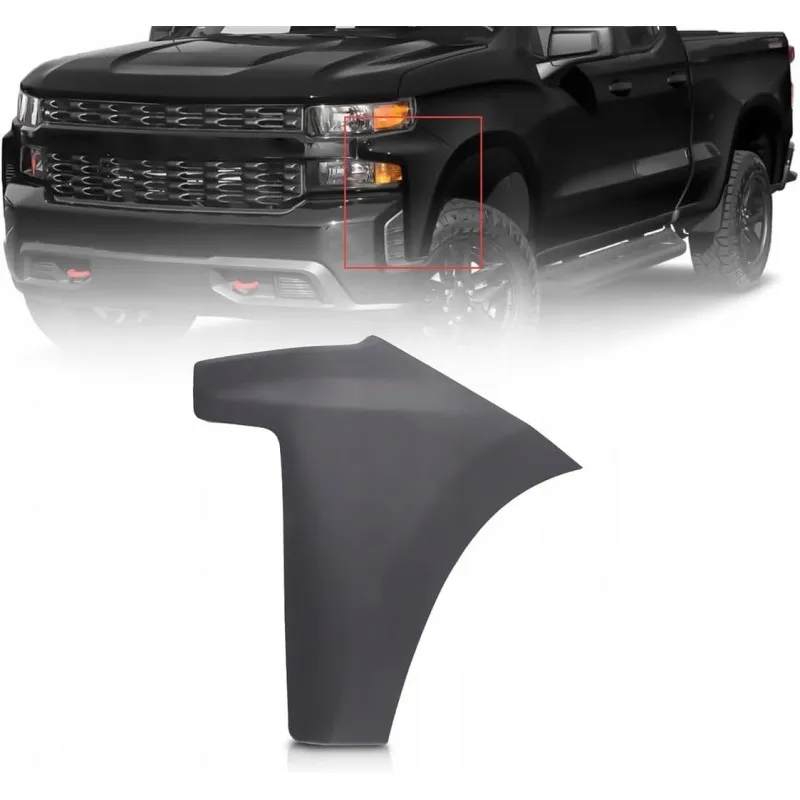 Chevrolet Silverado 1500 2019-2021, levý kryt rohu nárazníku u blatníku
