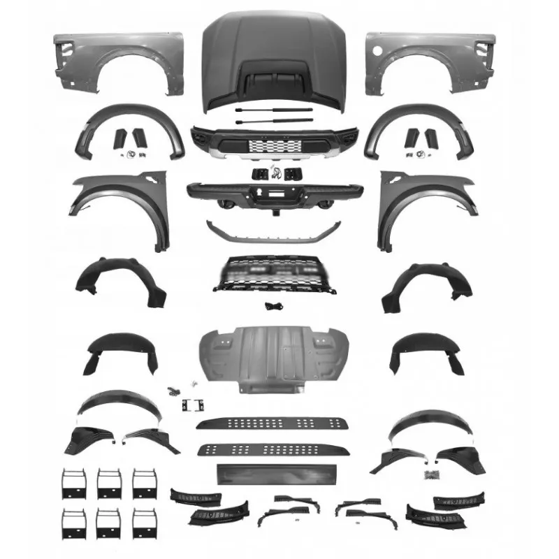 Ford F-150 Raptor 2021–: maska, přední a zadní nárazník, nástavce, kompletní body kit