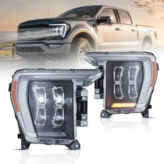 Ford F150 F-150 2021-2023 – kompletní sada levého a pravého LED světlometu VLAND Matrix