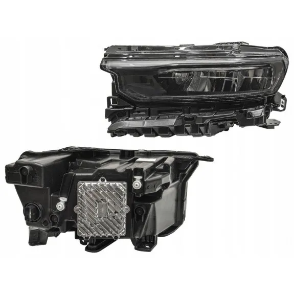 Jeep Grand Cherokee WL 2021–: levý světlomet s měničem, verze pro USA, žlutá LED, černé provedení