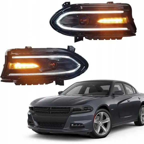 Dodge Charger 2015-2023, kompletní sada levého a pravého xenonového světlometu