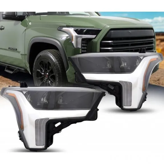 Přední LED světlomety pro Toyota Tundra 2022-2024 a Toyota Sequoia 2023-25, kompletní sada