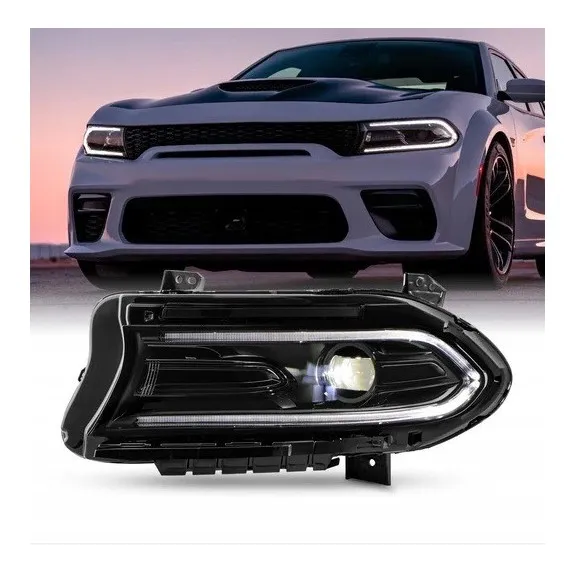 Nový levý přední světlomet Full LED pro Dodge Charger 2022-2023, 68570305AB