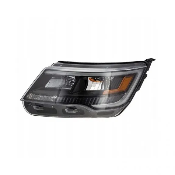 Levý přední LED světlomet, černý, Ford Explorer 2016-2018