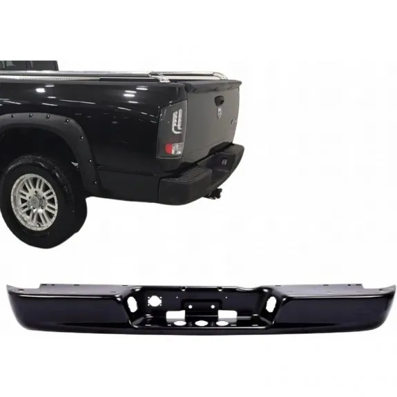 Zadní nárazník Dodge Ram 1500 2500 3500 2002-08, černý, holý, k lakování, nový