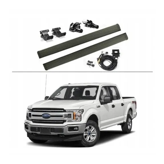 Elektrické výsuvné boční nášlapy, kompletní sada bez LED pro Ford F-150 2015-20